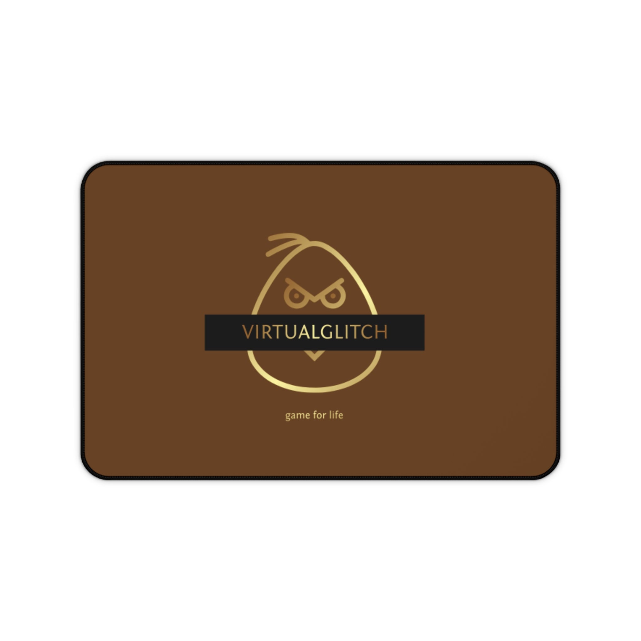 Gaming Desk Mat, Virtual Glitch Design, Tech Lover Gift, Gamer Decor, Office Accessories, Computer Desk Pad